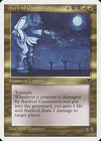 Axelrod Gunnarson [Chronicles] | Jomio and Rueliete's Cards and Comics