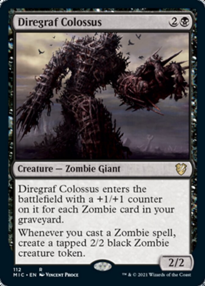 Diregraf Colossus [Innistrad: Midnight Hunt Commander] | Jomio and Rueliete's Cards and Comics