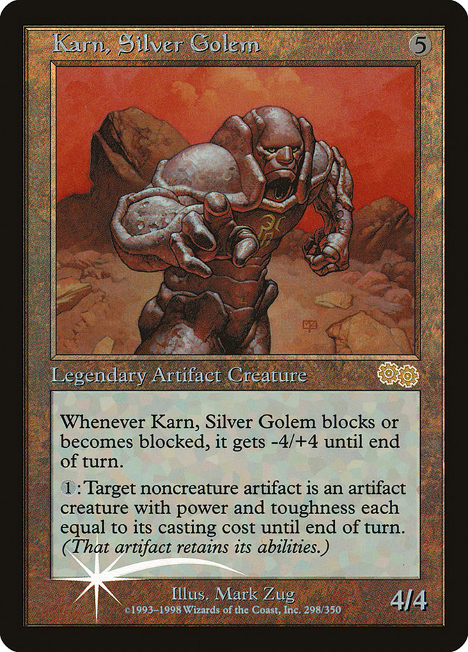 Karn, Silver Golem [Arena League 1999] | Jomio and Rueliete's Cards and Comics