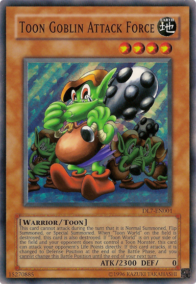 Toon Goblin Attack Force [DL7-EN001] Super Rare | Jomio and Rueliete's Cards and Comics