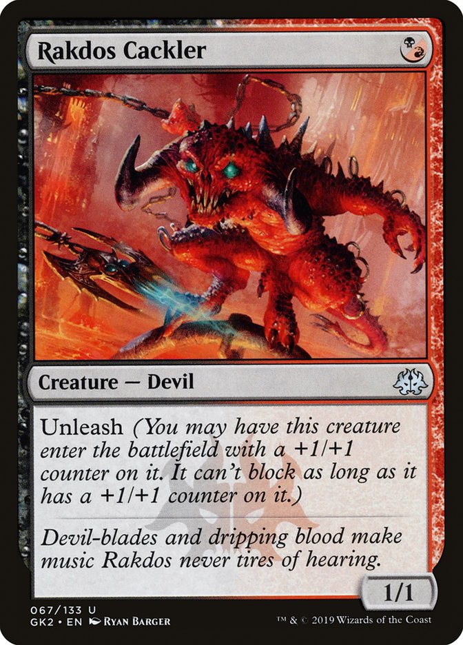 Rakdos Cackler [Ravnica Allegiance Guild Kit] | Jomio and Rueliete's Cards and Comics