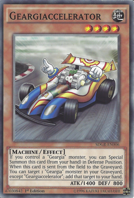 Geargiaccelerator [SDGR-EN006] Common | Jomio and Rueliete's Cards and Comics