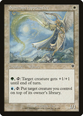Sunscape Apprentice [Invasion] | Jomio and Rueliete's Cards and Comics