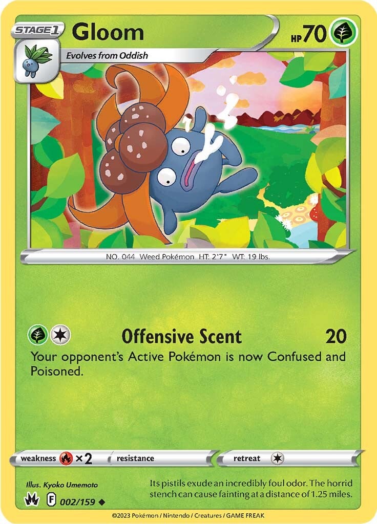 Gloom (002/159) [Sword & Shield: Crown Zenith] | Jomio and Rueliete's Cards and Comics