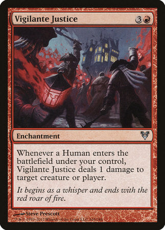 Vigilante Justice [Avacyn Restored] | Jomio and Rueliete's Cards and Comics