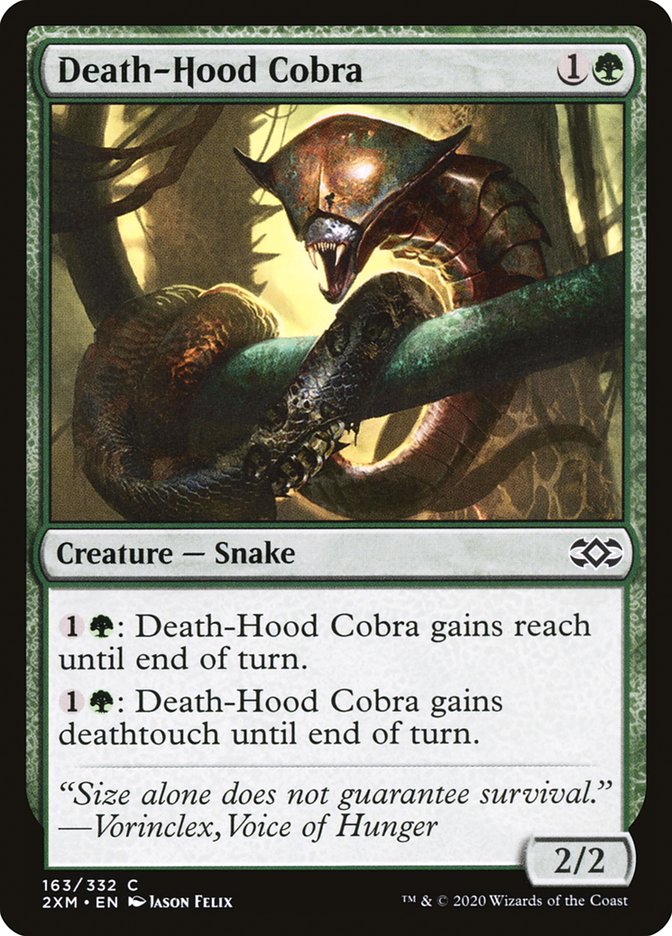Death-Hood Cobra [Double Masters] | Jomio and Rueliete's Cards and Comics