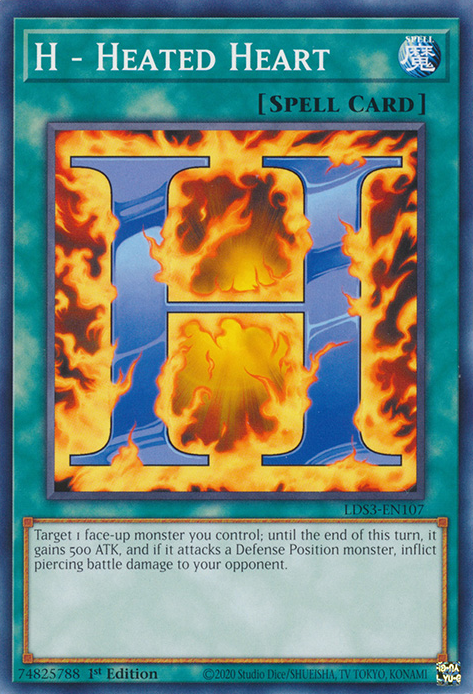H - Heated Heart [LDS3-EN107] Common | Jomio and Rueliete's Cards and Comics