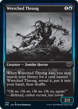 Wretched Throng [Innistrad: Double Feature] | Jomio and Rueliete's Cards and Comics