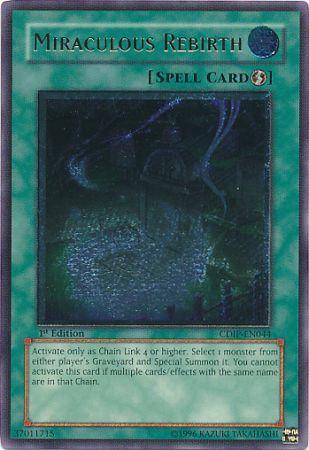 Miraculous Rebirth (UTR) [CDIP-EN044] Ultimate Rare | Jomio and Rueliete's Cards and Comics