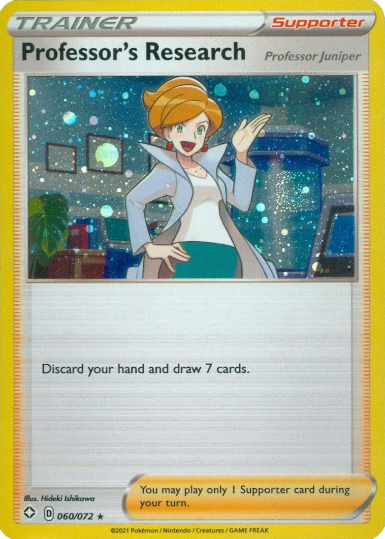 Professor's Research (060/072) (Cosmos Holo) (Theme Deck Exclusive) [Sword & Shield: Shining Fates] | Jomio and Rueliete's Cards and Comics
