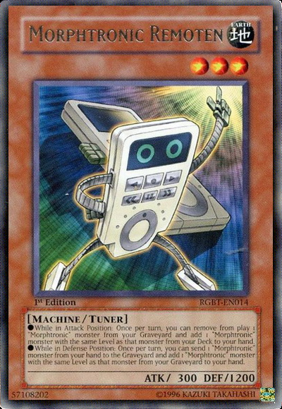Morphtronic Remoten [RGBT-EN014] Rare | Jomio and Rueliete's Cards and Comics