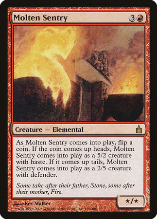 Molten Sentry [Ravnica: City of Guilds] | Jomio and Rueliete's Cards and Comics