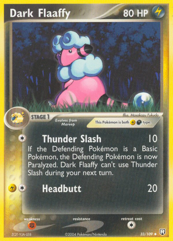 Dark Flaaffy (33/109) [EX: Team Rocket Returns] | Jomio and Rueliete's Cards and Comics