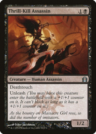 Thrill-Kill Assassin [Return to Ravnica] | Jomio and Rueliete's Cards and Comics