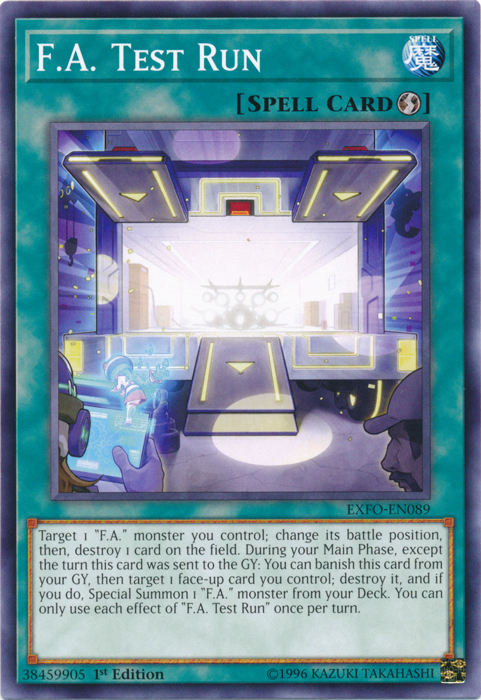 F.A. Test Run [EXFO-EN089] Common | Jomio and Rueliete's Cards and Comics