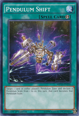 Pendulum Shift [MP15-EN235] Common | Jomio and Rueliete's Cards and Comics
