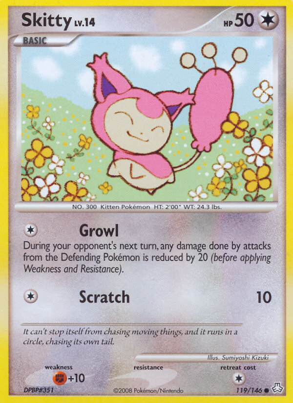 Skitty (119/146) [Diamond & Pearl: Legends Awakened] | Jomio and Rueliete's Cards and Comics