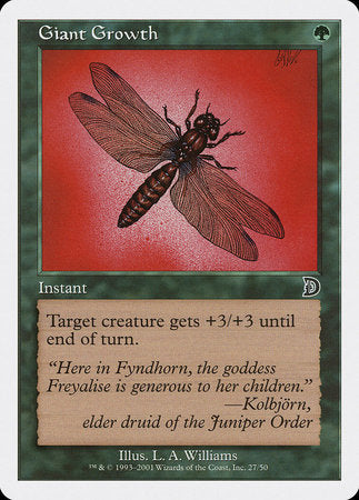 Giant Growth [Deckmasters] | Jomio and Rueliete's Cards and Comics