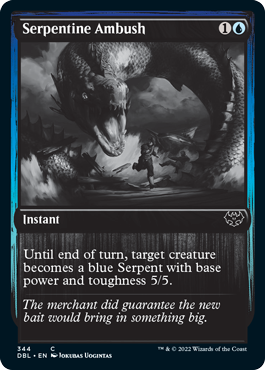 Serpentine Ambush [Innistrad: Double Feature] | Jomio and Rueliete's Cards and Comics