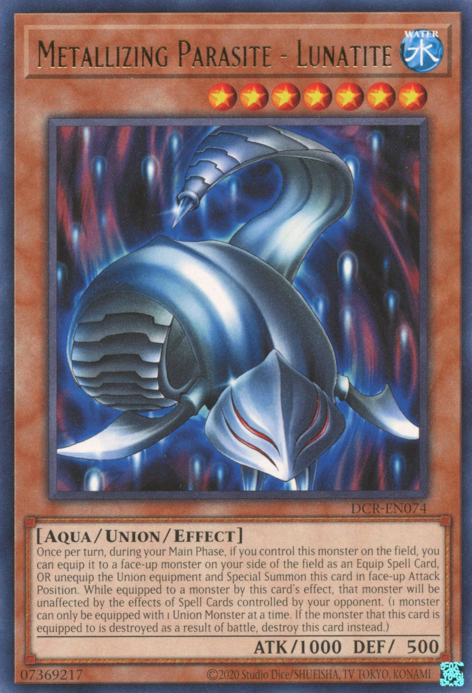 Metallizing Parasite - Lunatite (25th Anniversary) [DCR-EN074] Rare | Jomio and Rueliete's Cards and Comics