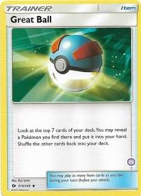 Great Ball (119/149) (Deck Exclusive #25) [Sun & Moon: Trainer Kit - Alolan Sandslash] | Jomio and Rueliete's Cards and Comics