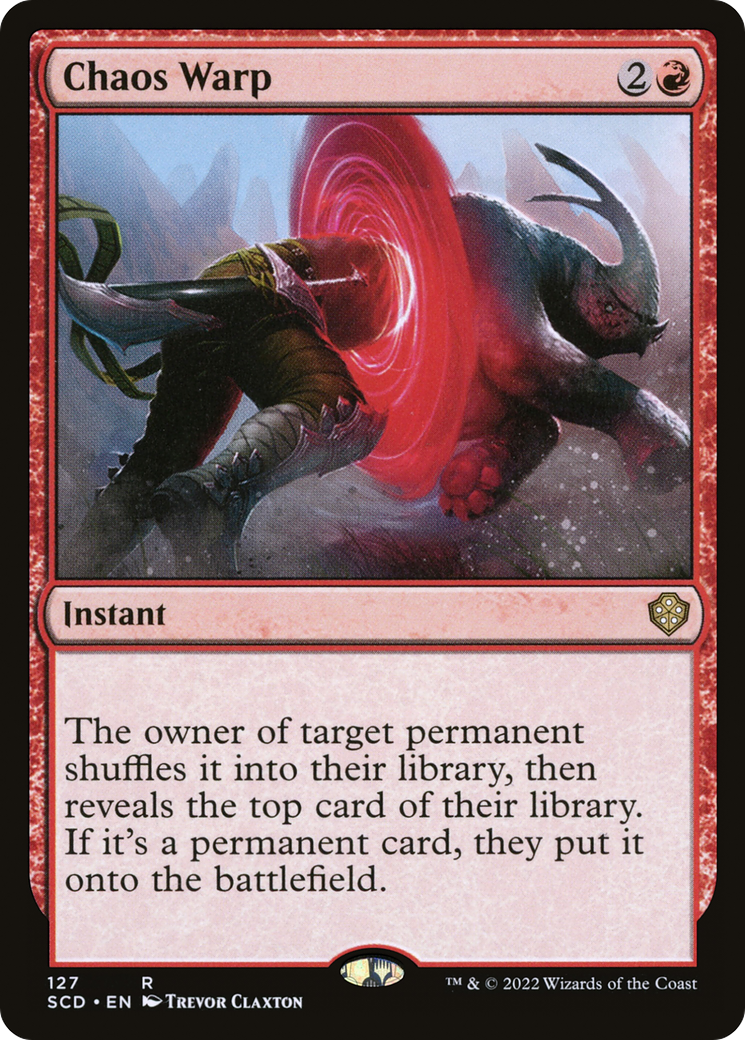 Chaos Warp [Starter Commander Decks] | Jomio and Rueliete's Cards and Comics