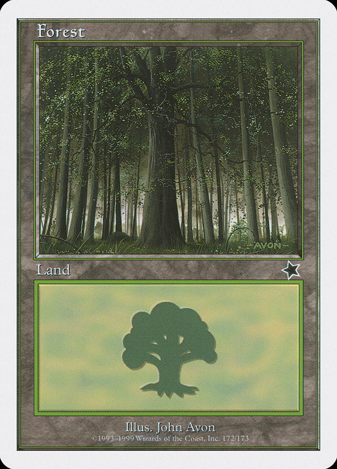 Forest (172) [Starter 1999] | Jomio and Rueliete's Cards and Comics