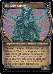 Throne of the Grim Captain // The Grim Captain (Showcase) [The Lost Caverns of Ixalan] | Jomio and Rueliete's Cards and Comics