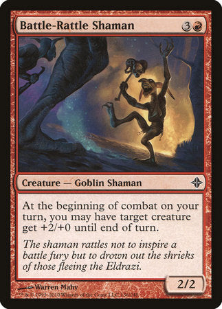 Battle-Rattle Shaman [Rise of the Eldrazi] | Jomio and Rueliete's Cards and Comics