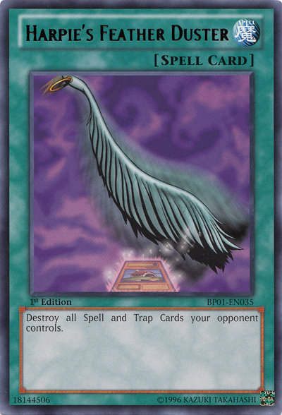 Harpie's Feather Duster [BP01-EN035] Rare | Jomio and Rueliete's Cards and Comics