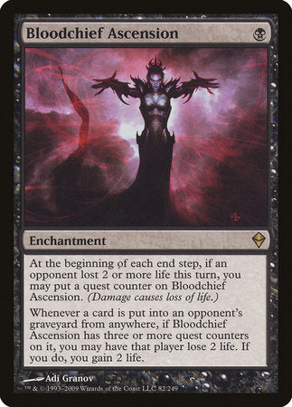 Bloodchief Ascension [Zendikar] | Jomio and Rueliete's Cards and Comics