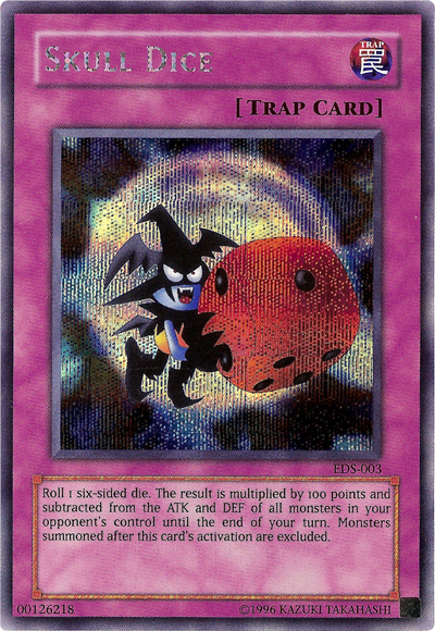 Skull Dice [EDS-003] Secret Rare | Jomio and Rueliete's Cards and Comics