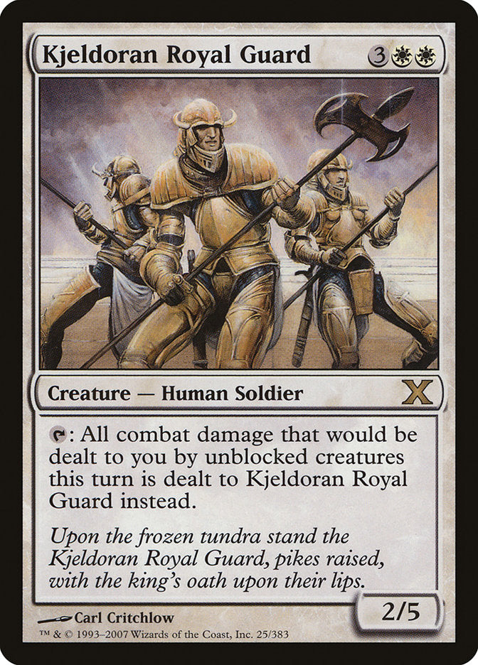 Kjeldoran Royal Guard [Tenth Edition] | Jomio and Rueliete's Cards and Comics