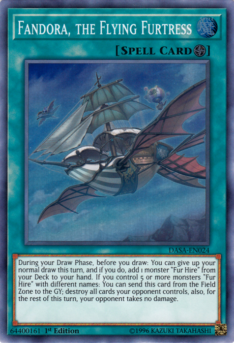 Fandora, the Flying Furtress [DASA-EN024] Super Rare | Jomio and Rueliete's Cards and Comics