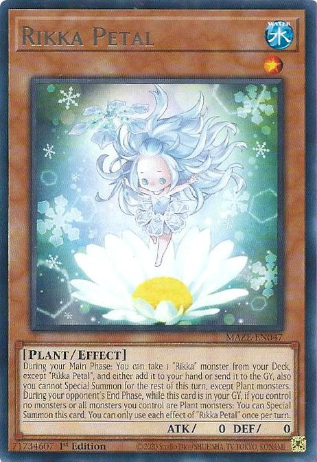 Rikka Petal [MAZE-EN047] Rare | Jomio and Rueliete's Cards and Comics