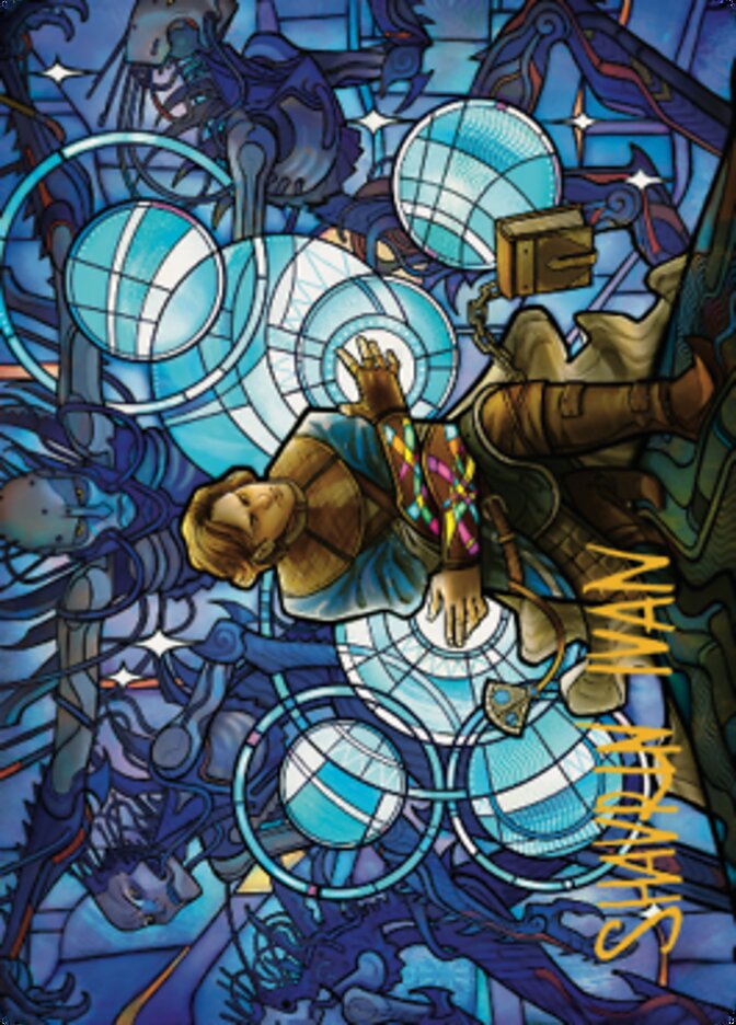 Raff, Weatherlight Stalwart Art Card (Gold-Stamped Signature) [Dominaria United Art Series] | Jomio and Rueliete's Cards and Comics