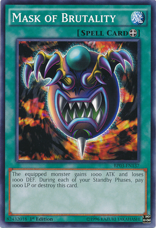 Mask of Brutality [BP03-EN137] Common | Jomio and Rueliete's Cards and Comics