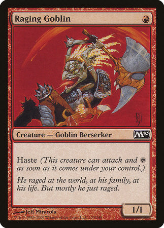 Raging Goblin [Magic 2010] | Jomio and Rueliete's Cards and Comics
