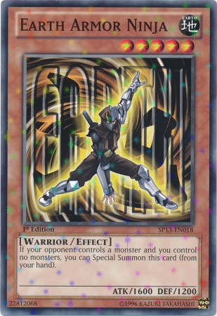 Earth Armor Ninja [SP13-EN018] Starfoil Rare | Jomio and Rueliete's Cards and Comics