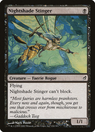 Nightshade Stinger [Lorwyn] | Jomio and Rueliete's Cards and Comics