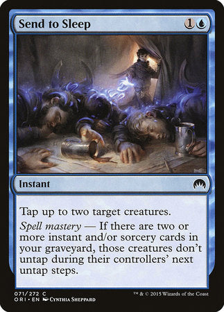 Send to Sleep [Magic Origins] | Jomio and Rueliete's Cards and Comics