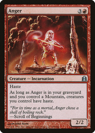 Anger [Commander 2011] | Jomio and Rueliete's Cards and Comics