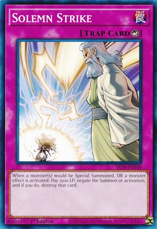 Solemn Strike [SR10-EN039] Common | Jomio and Rueliete's Cards and Comics