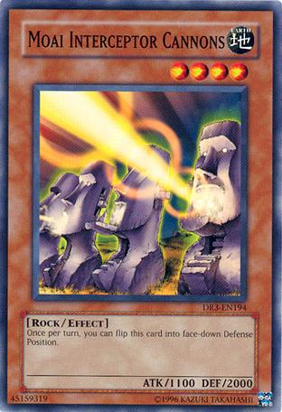 Moai Interceptor Cannons [DR3-EN194] Common | Jomio and Rueliete's Cards and Comics