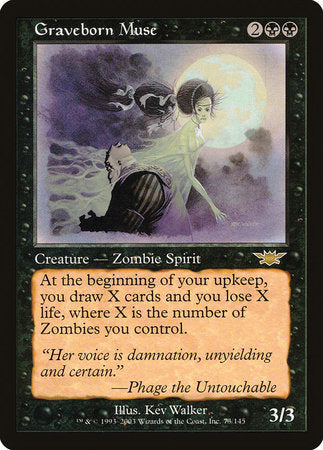 Graveborn Muse [Legions] | Jomio and Rueliete's Cards and Comics