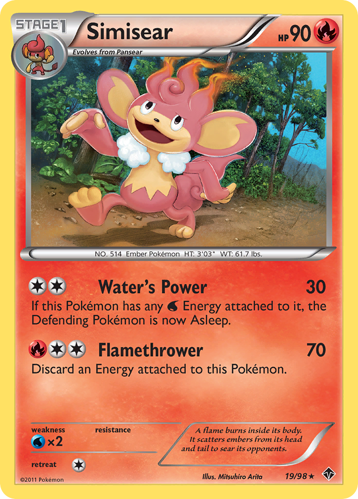 Simisear (19/98) [Black & White: Emerging Powers] | Jomio and Rueliete's Cards and Comics
