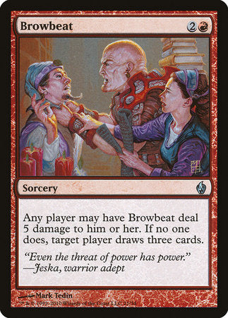 Browbeat [Premium Deck Series: Fire and Lightning] | Jomio and Rueliete's Cards and Comics