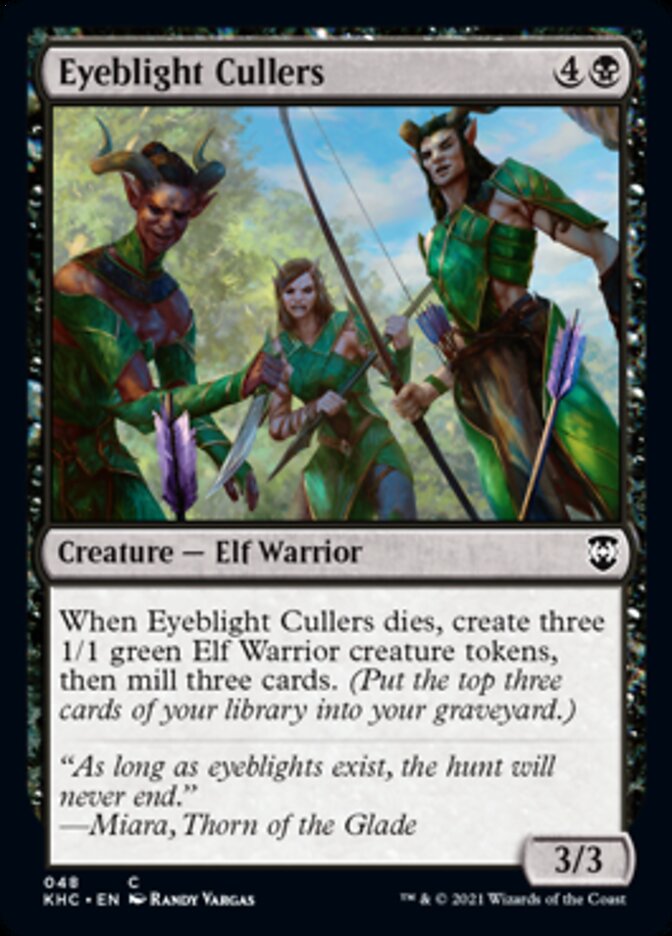 Eyeblight Cullers [Kaldheim Commander] | Jomio and Rueliete's Cards and Comics