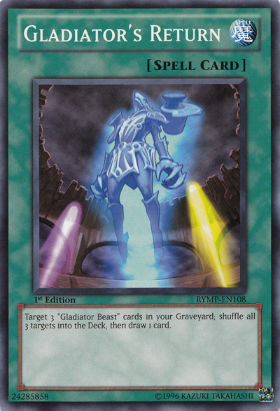 Gladiator's Return [RYMP-EN108] Common | Jomio and Rueliete's Cards and Comics