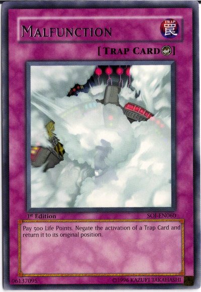 Malfunction [SOI-EN060] Rare | Jomio and Rueliete's Cards and Comics